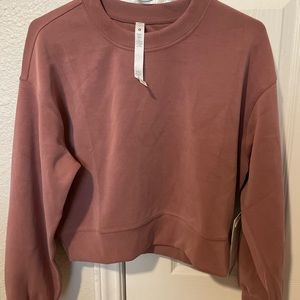 lululemon perfectly oversized crop crew